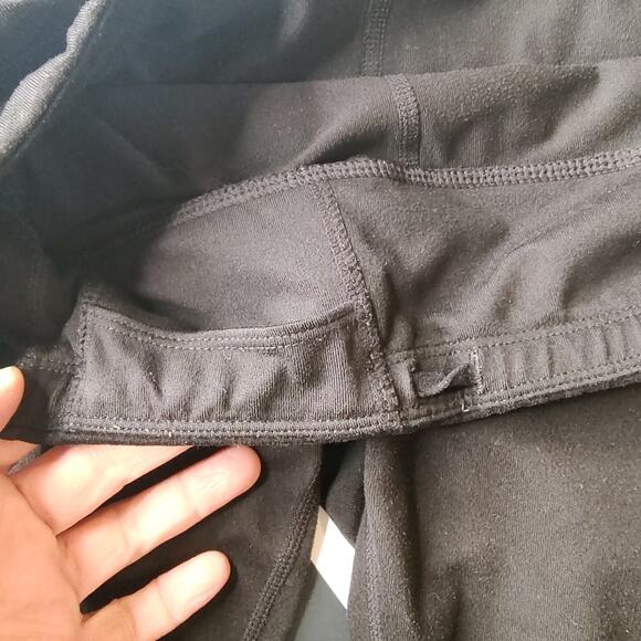 Athleta Be Free Reflective Black Leggings Medium - Picture 6 of 14